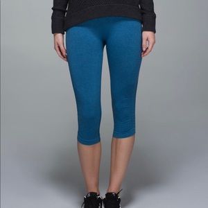 Lululemon Ruched Cropped Leggings